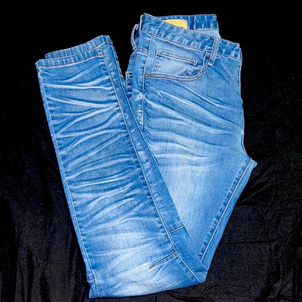 Smoke rise Skinny jeans hand made